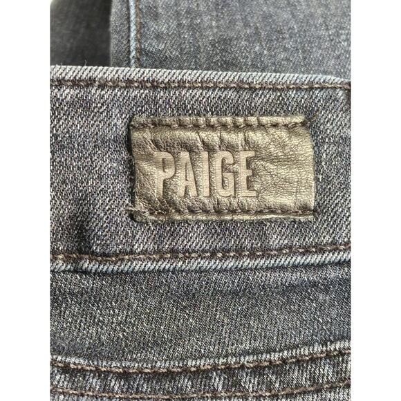 PAIGE WOMEN'S VERDUGO ULTRA SKINNY JEAN – DARK BLUE STONE WASHED, SIZE 28 - Picture 10 of 13